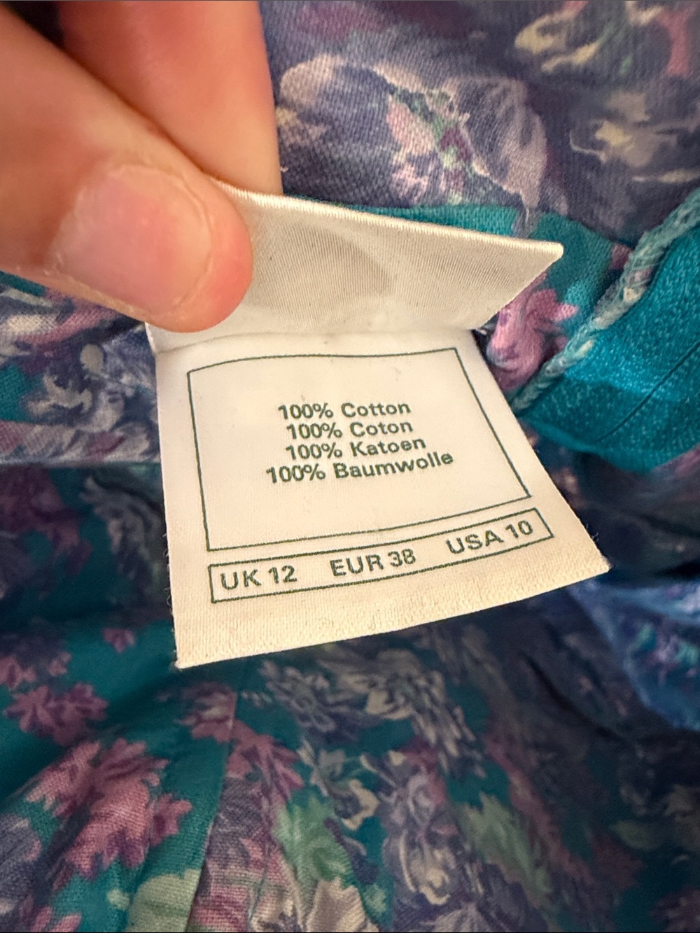 VTG Laura Ashley 100% Cotton Strapless Corset Sweetheart Dress (VTG Size 10) - Picture 6 of 6